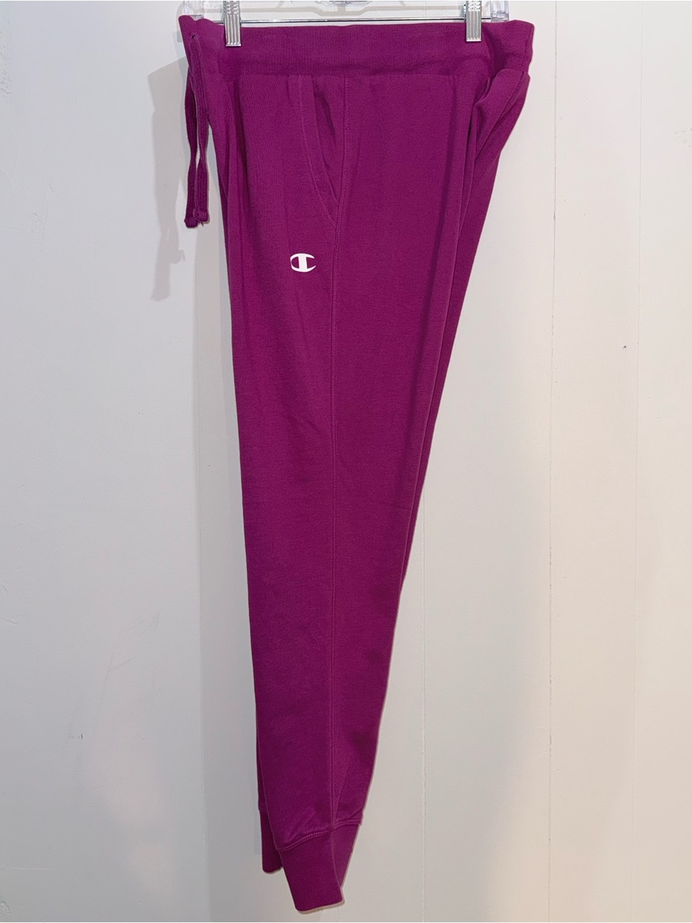 Champion Fleece Jogger Sweatpants Inari Magenta Pink Fall 2021 Size Medium - Picture 3 of 8
